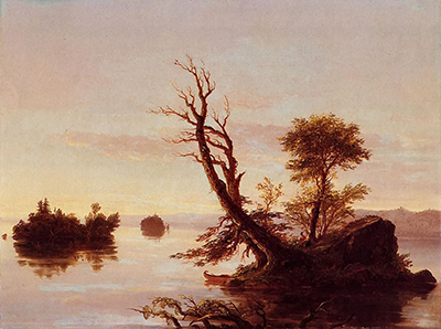 American Lake Scene Thomas Cole